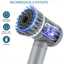 Escova Elétrica PowerClean TURBO 5 em 1 - Limpeza Sem Esforço