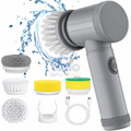Escova Elétrica PowerClean TURBO 5 em 1 - Limpeza Sem Esforço
